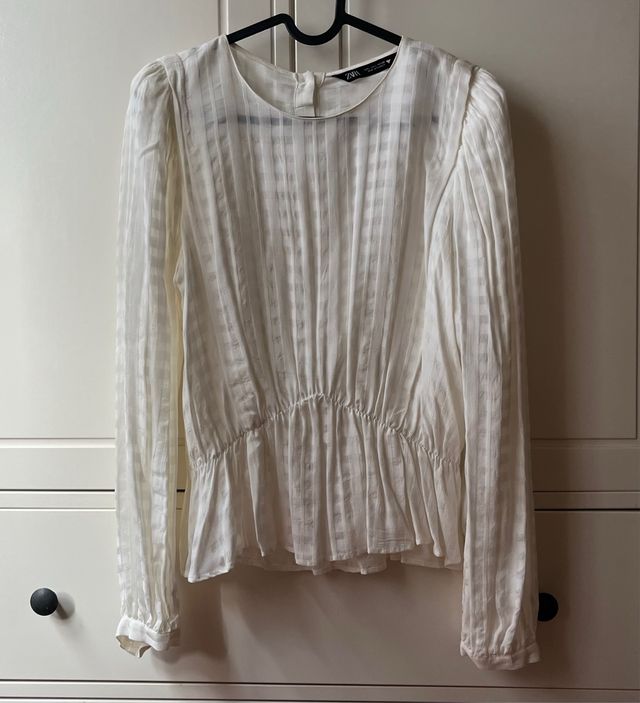 Blusa Zara blanca
