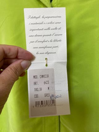 Camicia Linda's Linea Oro verde