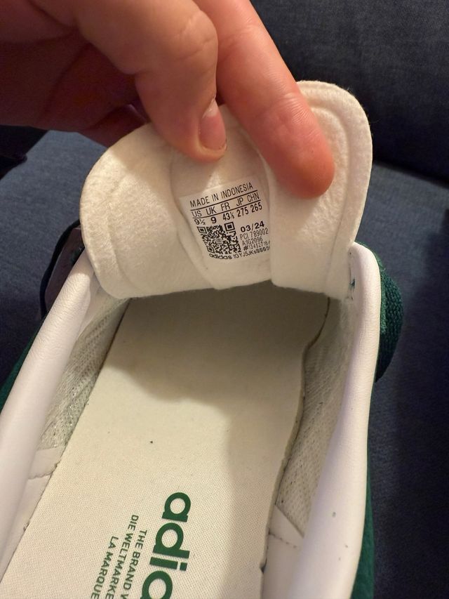 Zapatillas Adidas Gazelle 43 Verde