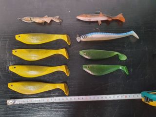 Señuelos Pesca: 8uds. antiguos