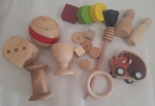 Juguetes de madera Montessori