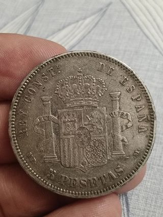 5 Pesetas 1889 - Plata