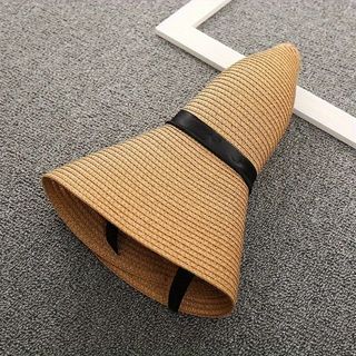 Sombrero paja mujer - marrón