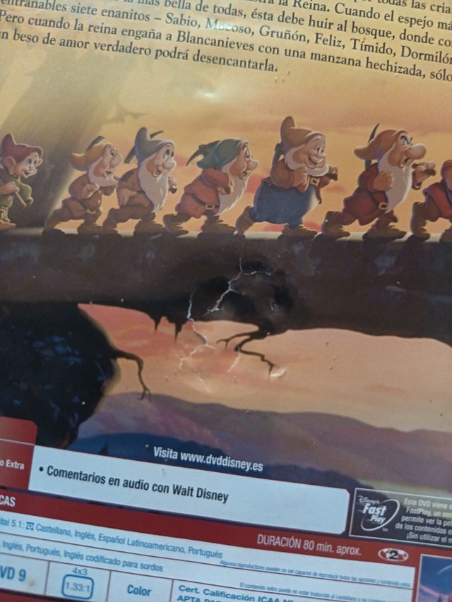 DVD Blancanieves (Disney)