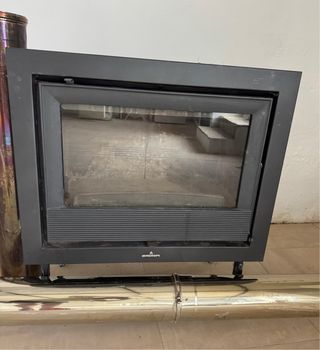 Chimenea Bronpi leña - Negra