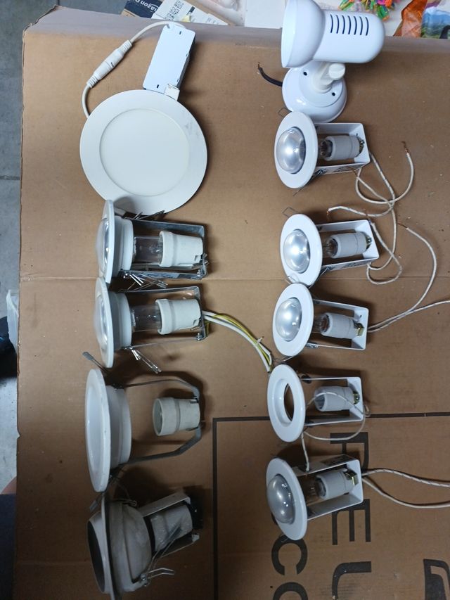 Apliques empotrables techo luces lámparas