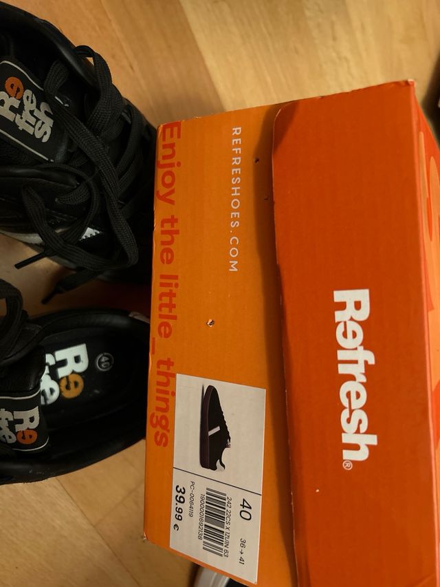 Zapatillas Refresh negras nº40