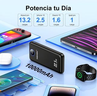 Power Bank NOHON 22.5W 10000mAh, NUEVA, PRECINTADA
