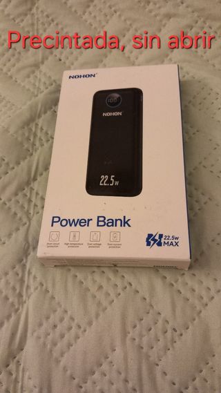 Power Bank NOHON 22.5W 10000mAh, NUEVA, PRECINTADA