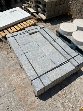 Losetas terrazo gris clásico de 20x20cm