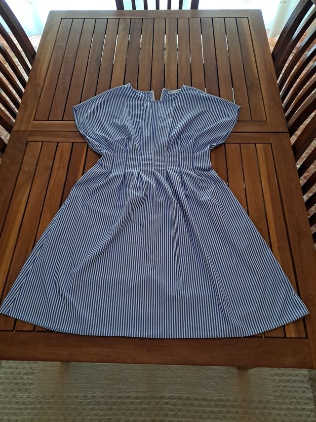 Vestido Sfera rayas azul marino - T-M