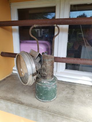 Lampada Carburo WW1: Lanterna antica