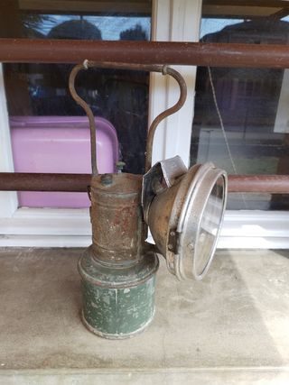 Lampada Carburo WW1: Lanterna antica