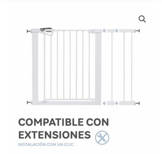 Barrera seguridad bebé c/extensión
