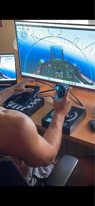 Logitech X56 HOTAS RGB: Joystick y mando