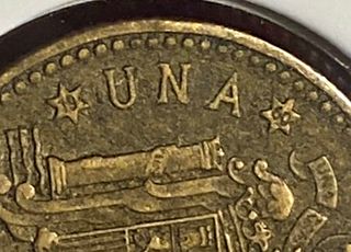 1 una peseta 1953 *60 Franco MBC+ *PLUS Visible*