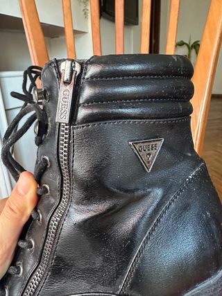 Botines Guess negros - tacón