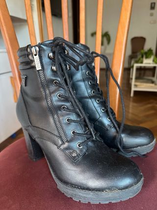 Botines Guess negros - tacón