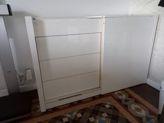 Conjunto de despacho: Mesa, estanteria y mueble 