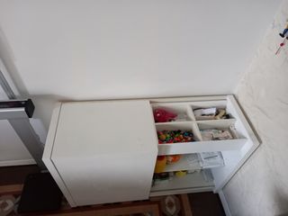 Conjunto de despacho: Mesa, estanteria y mueble 