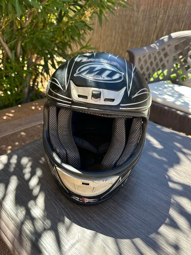 Casco MT Moto - Negro