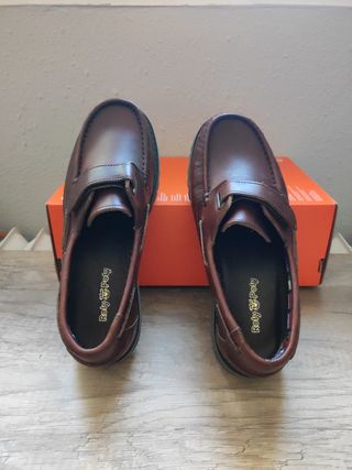 Náuticos marrones piel Talla 40