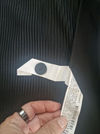 Chaqueta Zara negra talla L