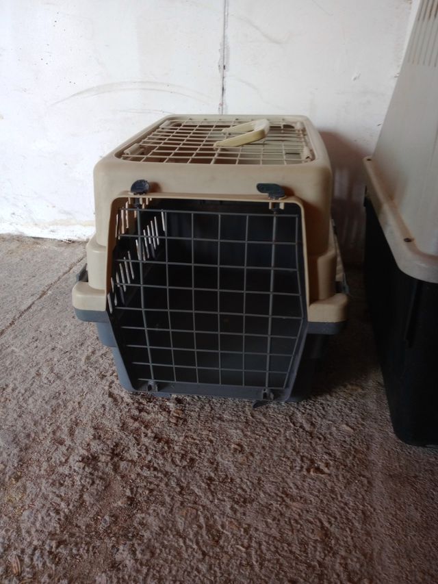 Transportín Perros - Beige y Gris