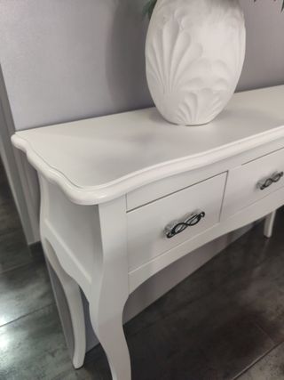 Consola recibidor blanco nuevo  cajones.