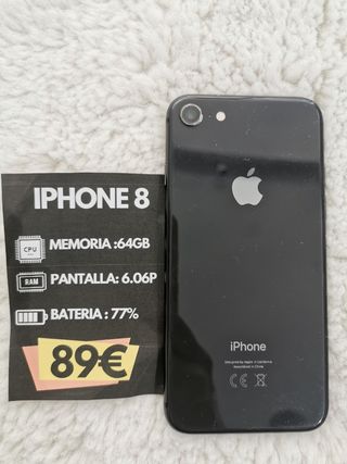iPhone 8 Negro - 64GB