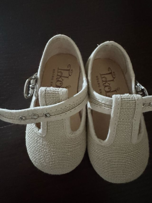 zapatillas lona bebe N-19
