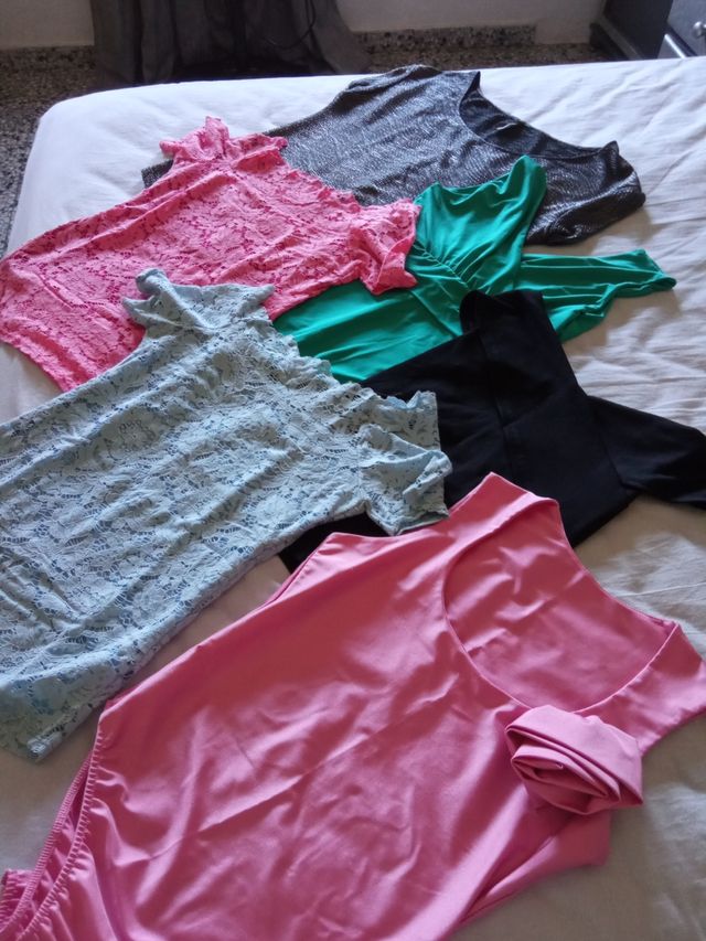 Lote 6 tops y bodies