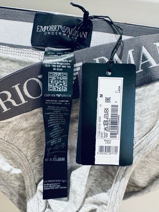 Calzoncillo Slip gris de Emporio Armani