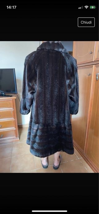 Cappotto eco pelliccia Alba Fornari marrone