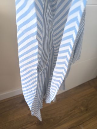 Blusa rayas azul y blanca