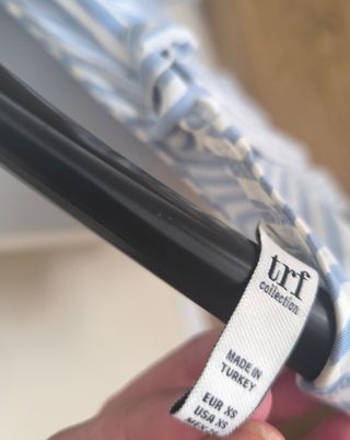 Blusa rayas azul y blanca