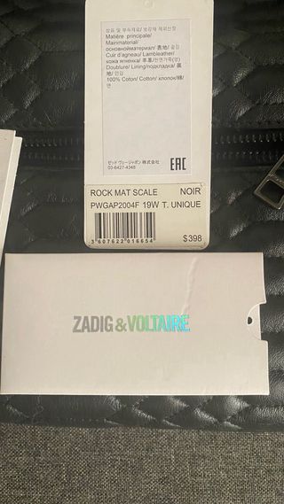 Bolso zadig & voltaire negro