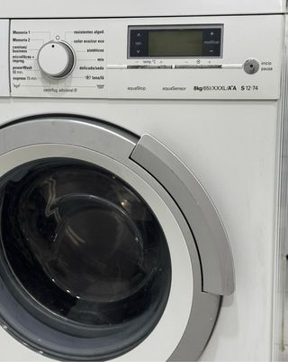 LAVADORA DE CARGA FRONTAL SIEMENS BLANCO DE 8 KG