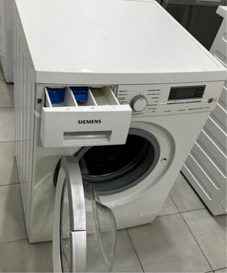LAVADORA DE CARGA FRONTAL SIEMENS BLANCO DE 8 KG