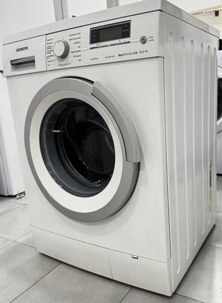 LAVADORA DE CARGA FRONTAL SIEMENS BLANCO DE 8 KG
