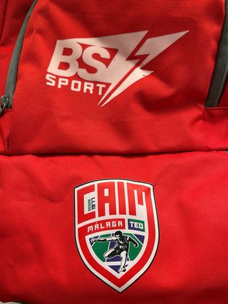 Mochila deportiva BSZ SPORT roja para atletismo