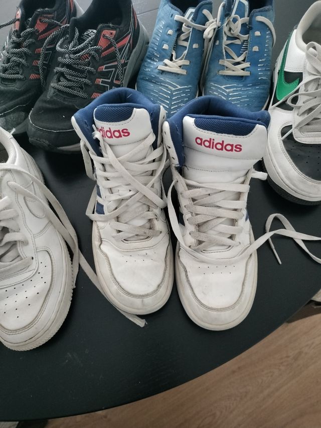 LOTE 6pares bambas niño Adidas-Nike-Asics-Decathon