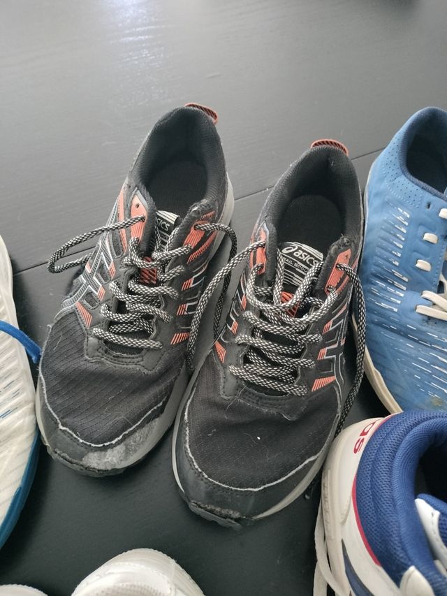 LOTE 6pares bambas niño Adidas-Nike-Asics-Decathon