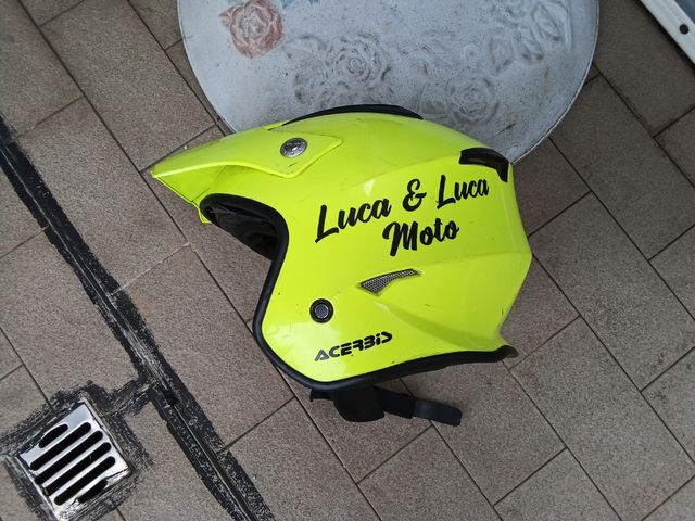 CASCO da moto e anche da bici poco usato.