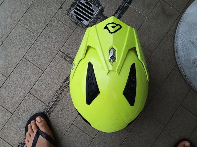 CASCO da moto e anche da bici poco usato.