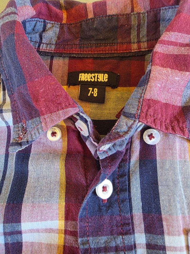 Camisa cuadros niño El Corte Inglés