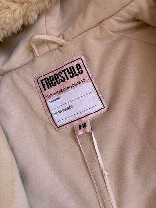 Capa Invierno Beige Niña