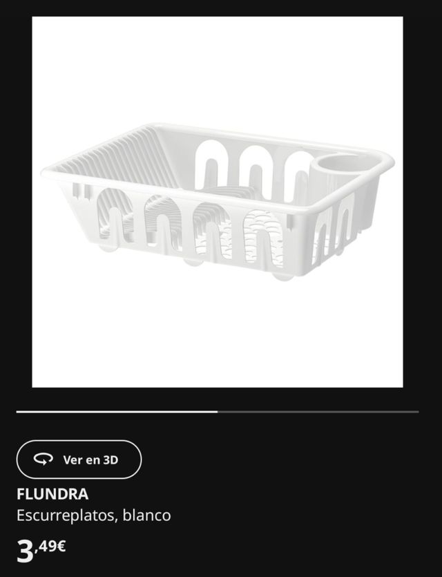 Escurreplatos modelo Flundra IKEA