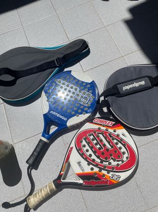2 Raquetas padel: Artengo y Bullpadel