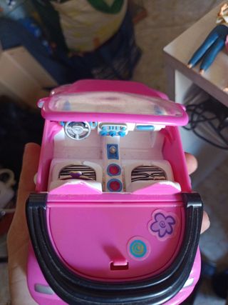 Lote Polly Pocket: 10 muñecas + coche